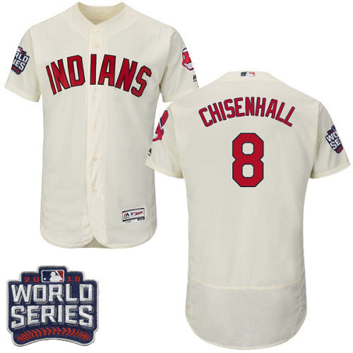 Lonnie Chisenhall Cleveland Guardians cream jersey