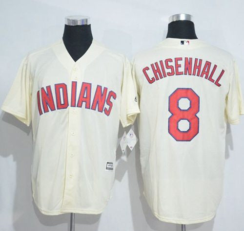Lonnie Chisenhall Cleveland Guardians cream jersey