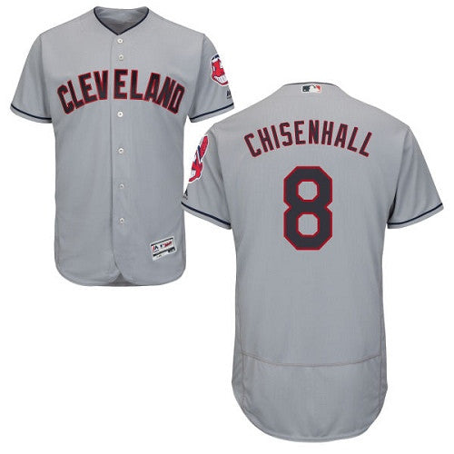Lonnie Chisenhall Cleveland Guardians gray jersey