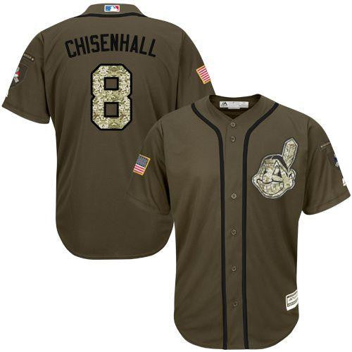 Lonnie Chisenhall Cleveland Guardians green Salute To Service jersey