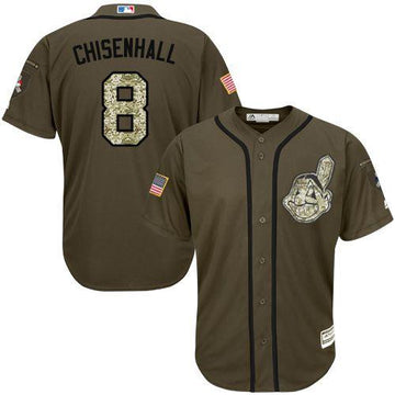 Lonnie Chisenhall Cleveland Guardians green Salute To Service jersey