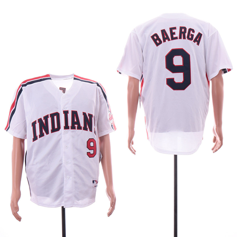 Carlos Baerga Cleveland Guardians white jersey