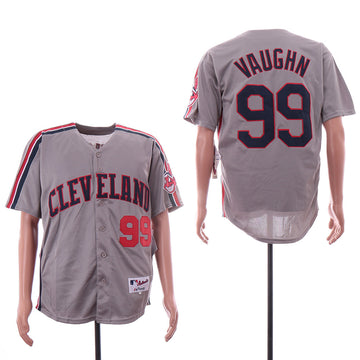Ricky Vaughn Cleveland Guardians gray jersey