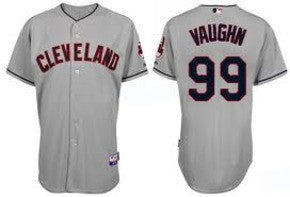 Ricky Vaughn Cleveland Guardians grey jersey