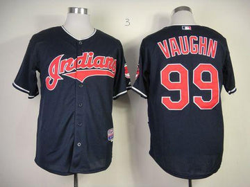 Ricky Vaughn Cleveland Guardians navy jersey
