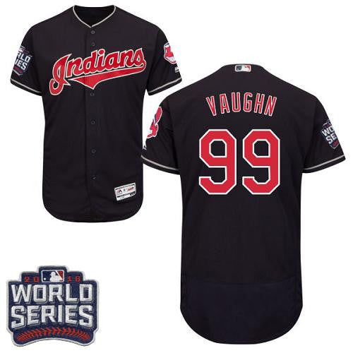 Ricky Vaughn Cleveland Guardians navy Authentic jersey
