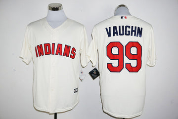 Ricky Wild Thing Vaughn Cleveland Guardians cream jersey