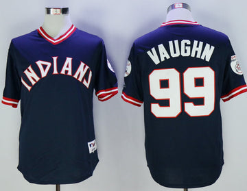 Ricky Wild Thing Vaughn Cleveland Guardians navy jersey