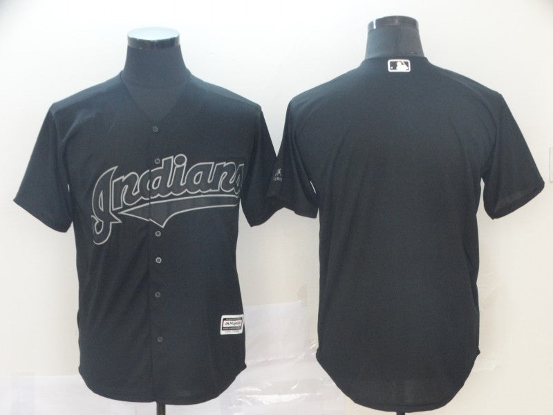 Custom Cleveland Guardians black Authentic jersey