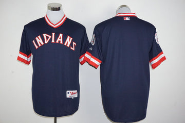 Custom Cleveland Guardians navy jersey