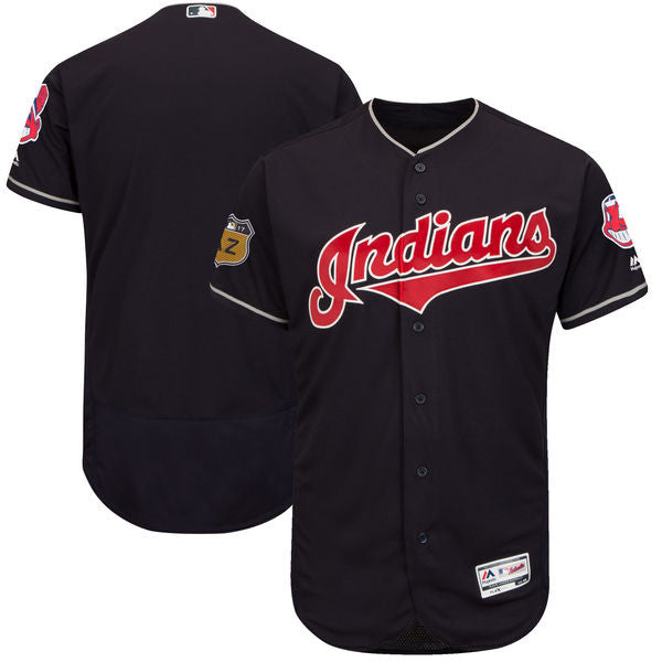 Custom Cleveland Guardians navy jersey