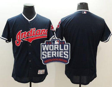 Custom Cleveland Guardians navy Authentic jersey
