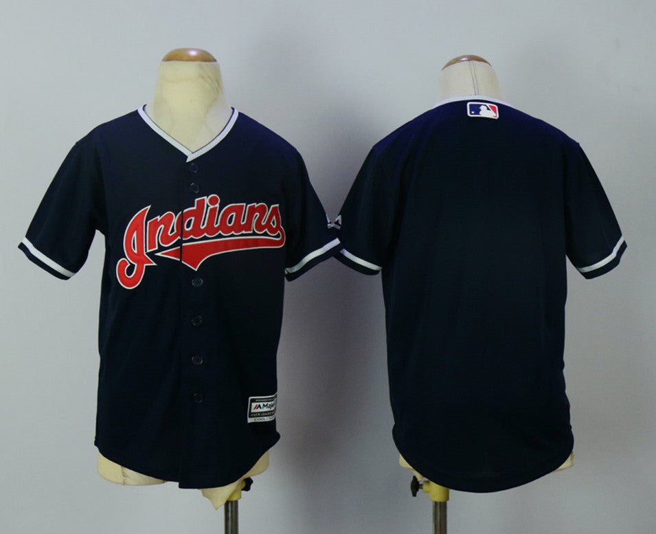 Custom Cleveland Guardians navy jersey