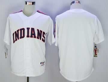 Custom Cleveland Guardians white Throwback jersey