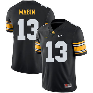 Greg Mabin Iowa Hawkeyes black jersey