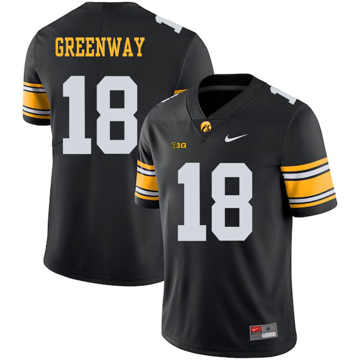Chad Greenway Iowa Hawkeyes black jersey