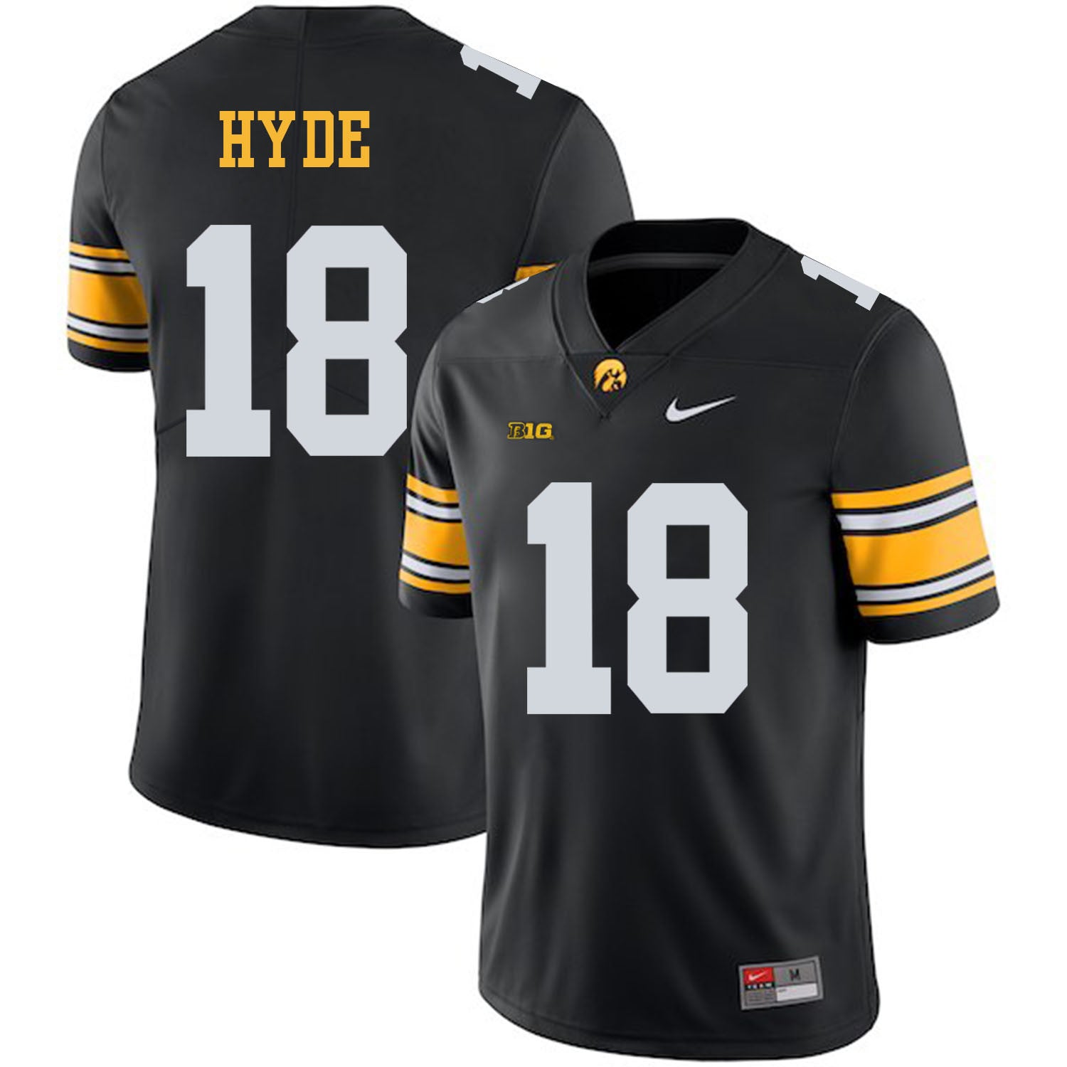 Micah Hyde Iowa Hawkeyes black jersey