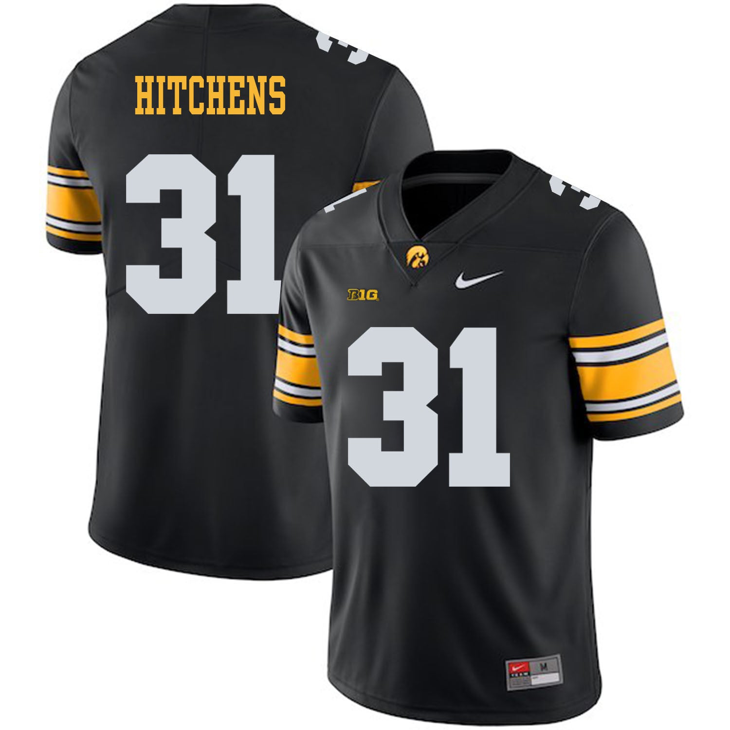 Anthony Hitchens Iowa Hawkeyes black jersey