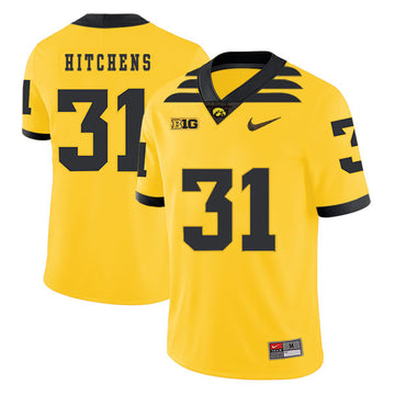 Anthony Hitchens Iowa Hawkeyes yellow jersey