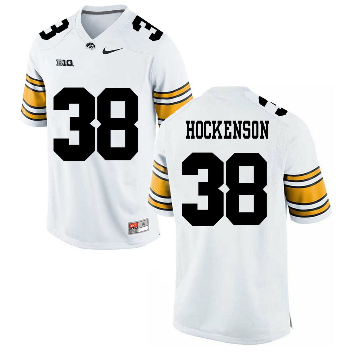 T.J. Hockenson Iowa Hawkeyes white jersey
