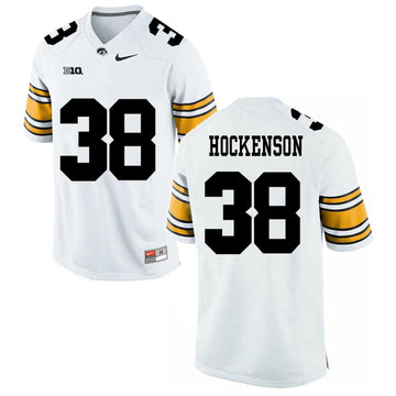 T.J. Hockenson Iowa Hawkeyes white jersey