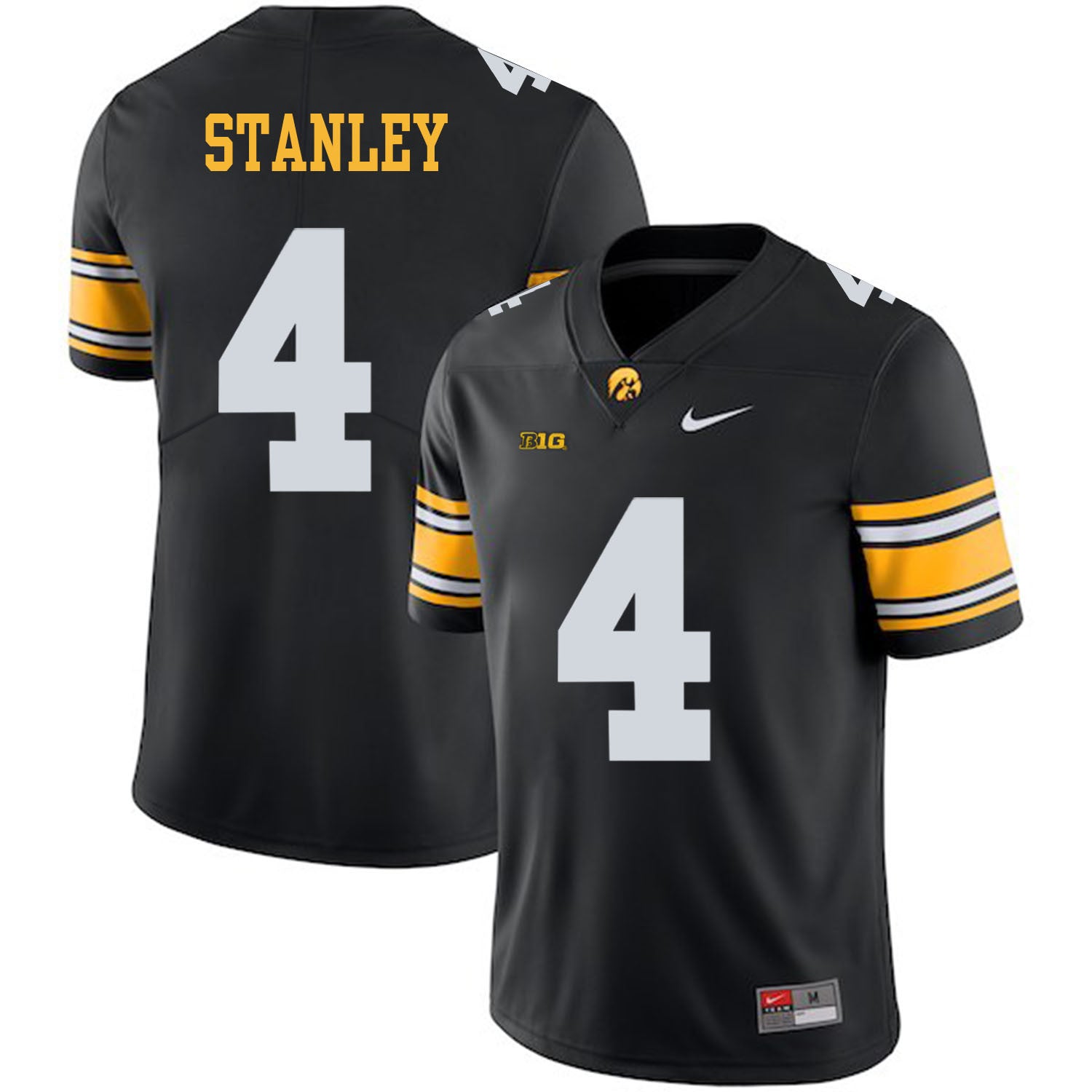Nathan Stanley Iowa Hawkeyes black jersey
