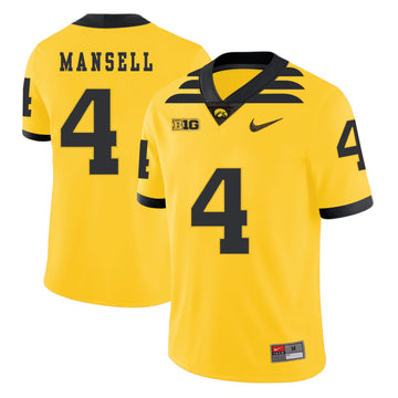 Peyton Mansell Iowa Hawkeyes yellow jersey