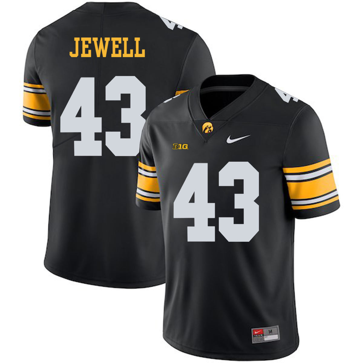 Josey Jewell Iowa Hawkeyes black jersey