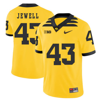 Josey Jewell Iowa Hawkeyes yellow jersey