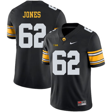 Cal Jones Iowa Hawkeyes black jersey