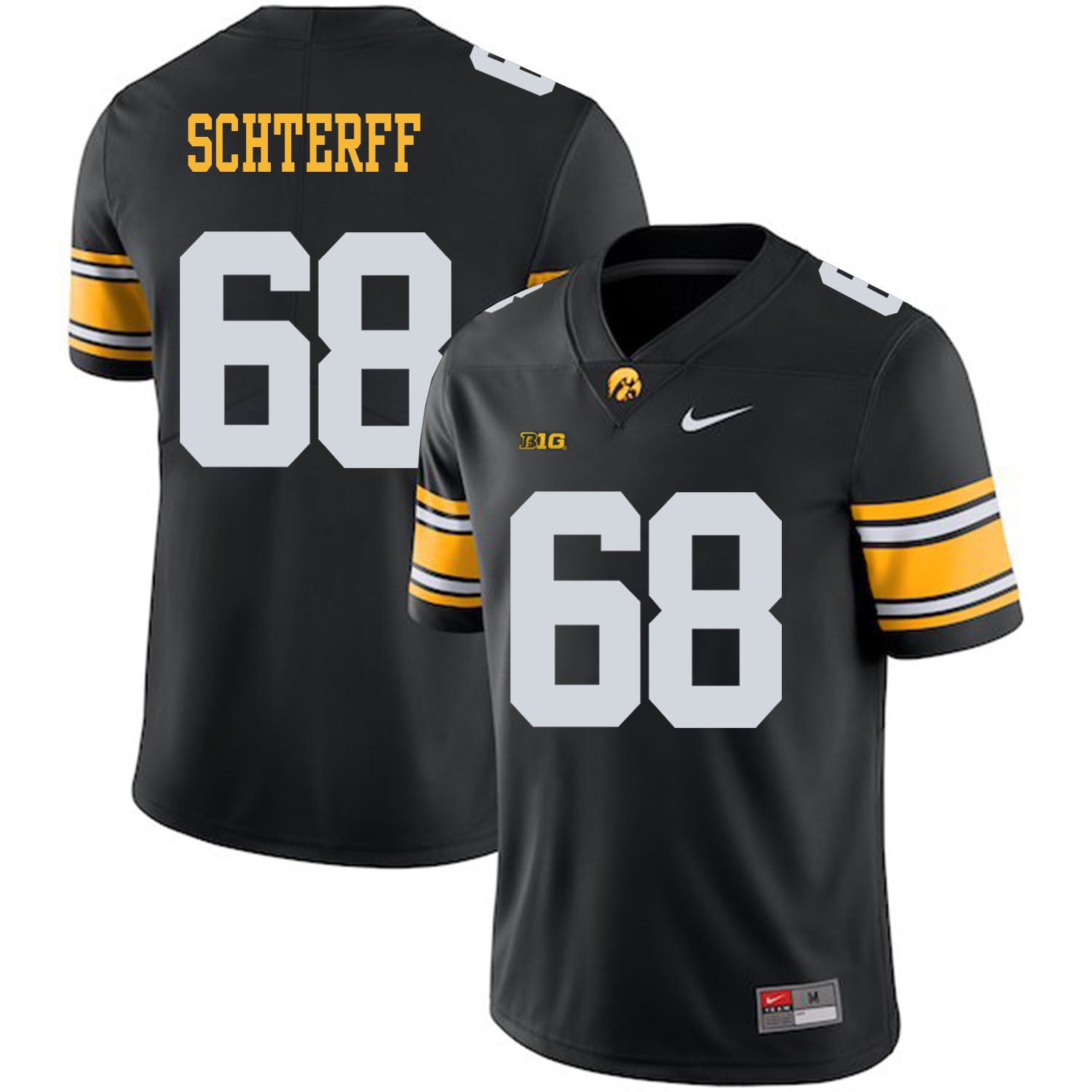 Brandon Scherff Iowa Hawkeyes black jersey