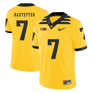 Colten Rastetter Iowa Hawkeyes yellow jersey