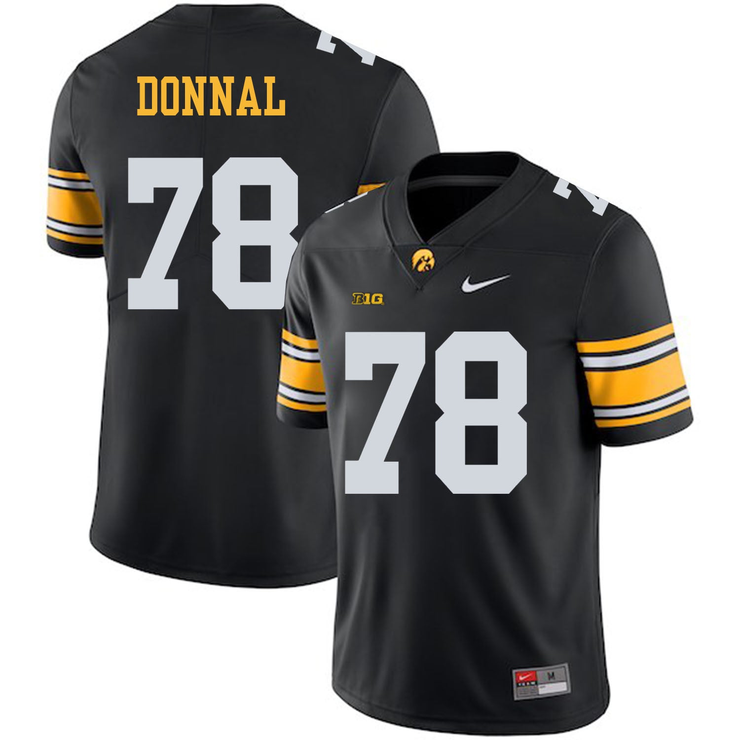 Andrew Donnal Iowa Hawkeyes black jersey