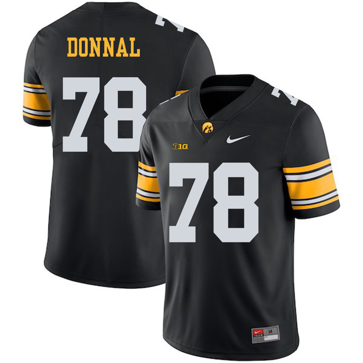 Andrew Donnal Iowa Hawkeyes black jersey