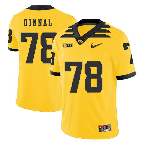 Andrew Donnal Iowa Hawkeyes yellow jersey