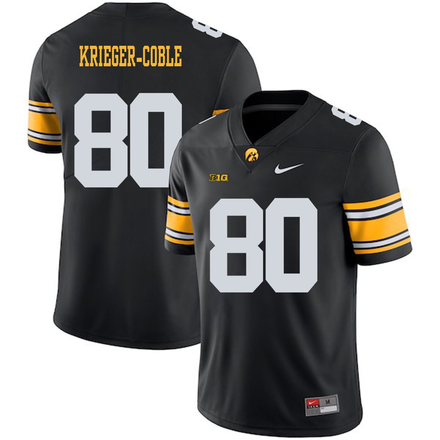 Henry Krieger-Coble Iowa Hawkeyes black jersey