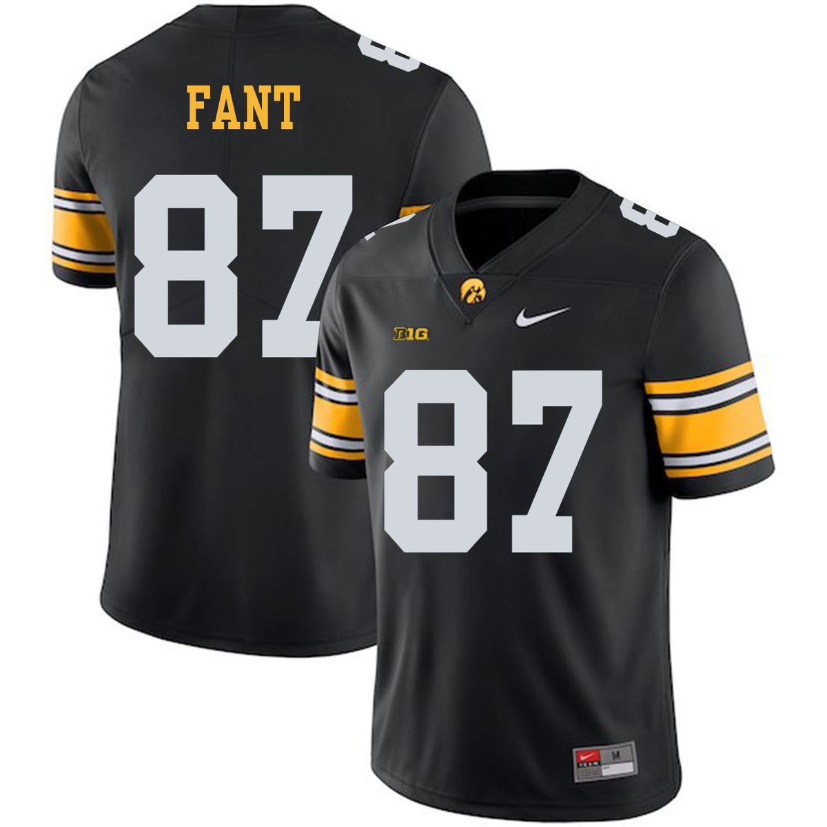 Noah Fant Iowa Hawkeyes black jersey