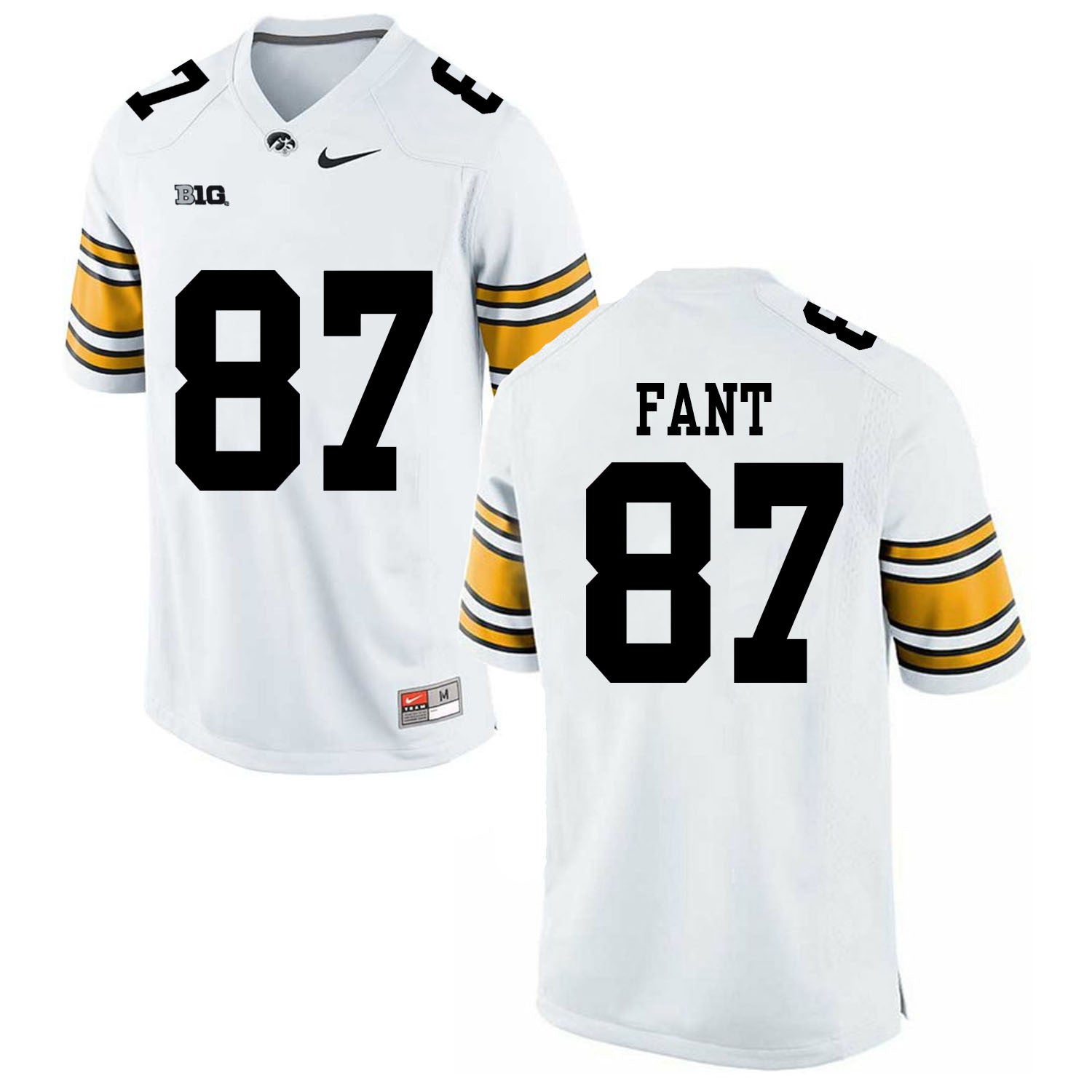 Noah Fant Iowa Hawkeyes white jersey