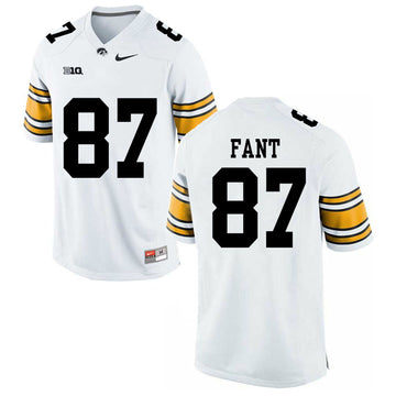 Noah Fant Iowa Hawkeyes white jersey