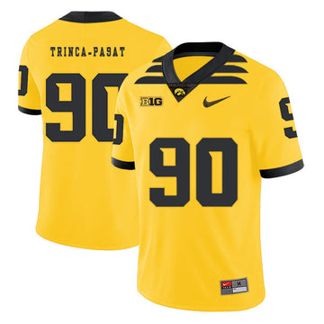 Louis Trinca-Pasat Iowa Hawkeyes yellow jersey