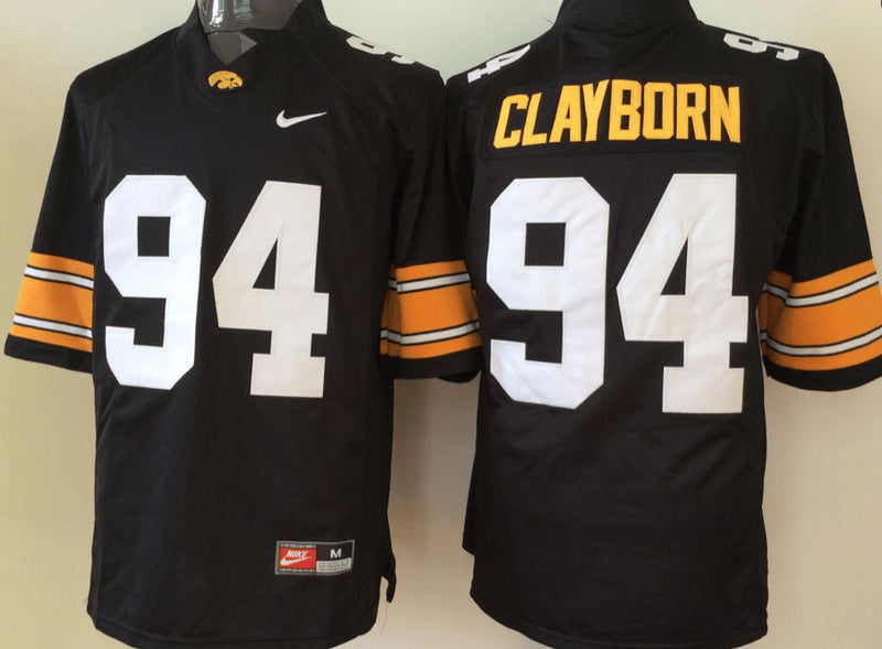 Adrian Clayborn Iowa Hawkeyes black jersey