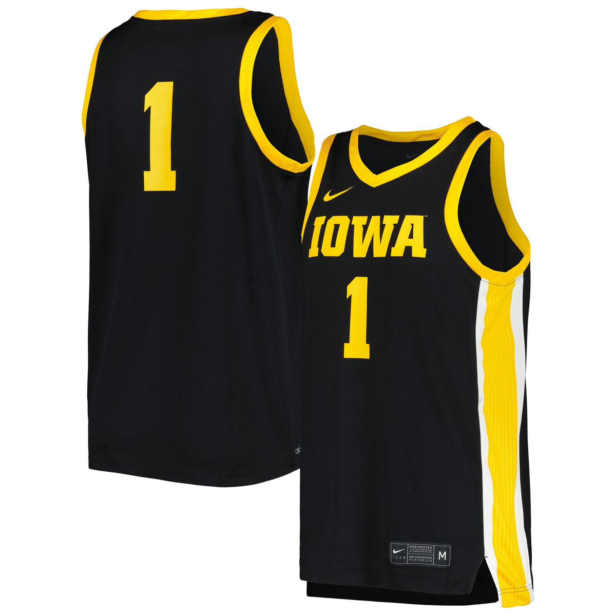Iowa Hawkeyes black jersey