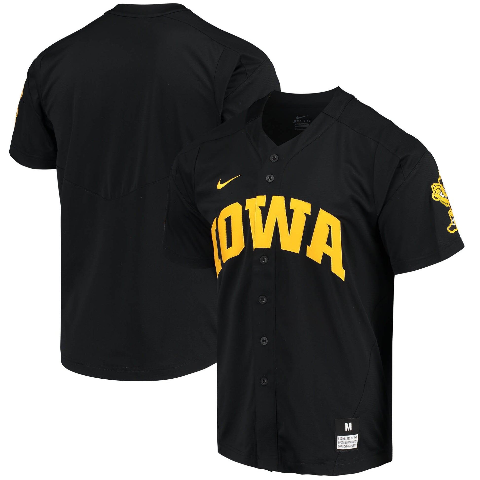 Iowa Hawkeyes black Vapor jersey