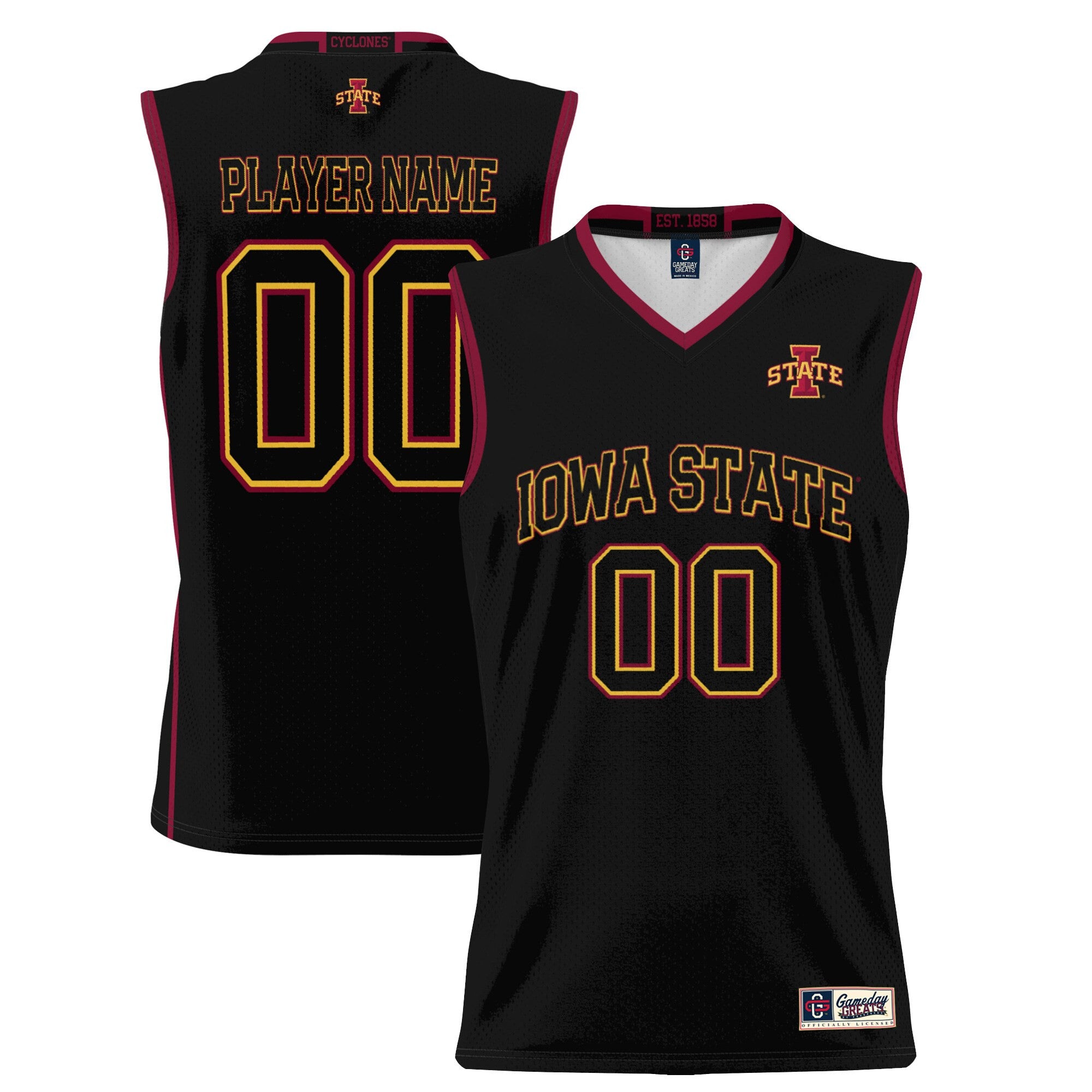 Iowa State Cyclones black jersey