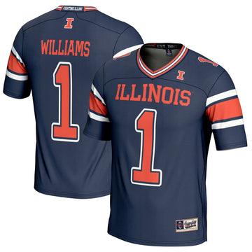 Isaiah Williams Illinois Fighting Illini navy jersey