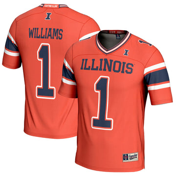 Isaiah Williams Illinois Fighting Illini orange jersey