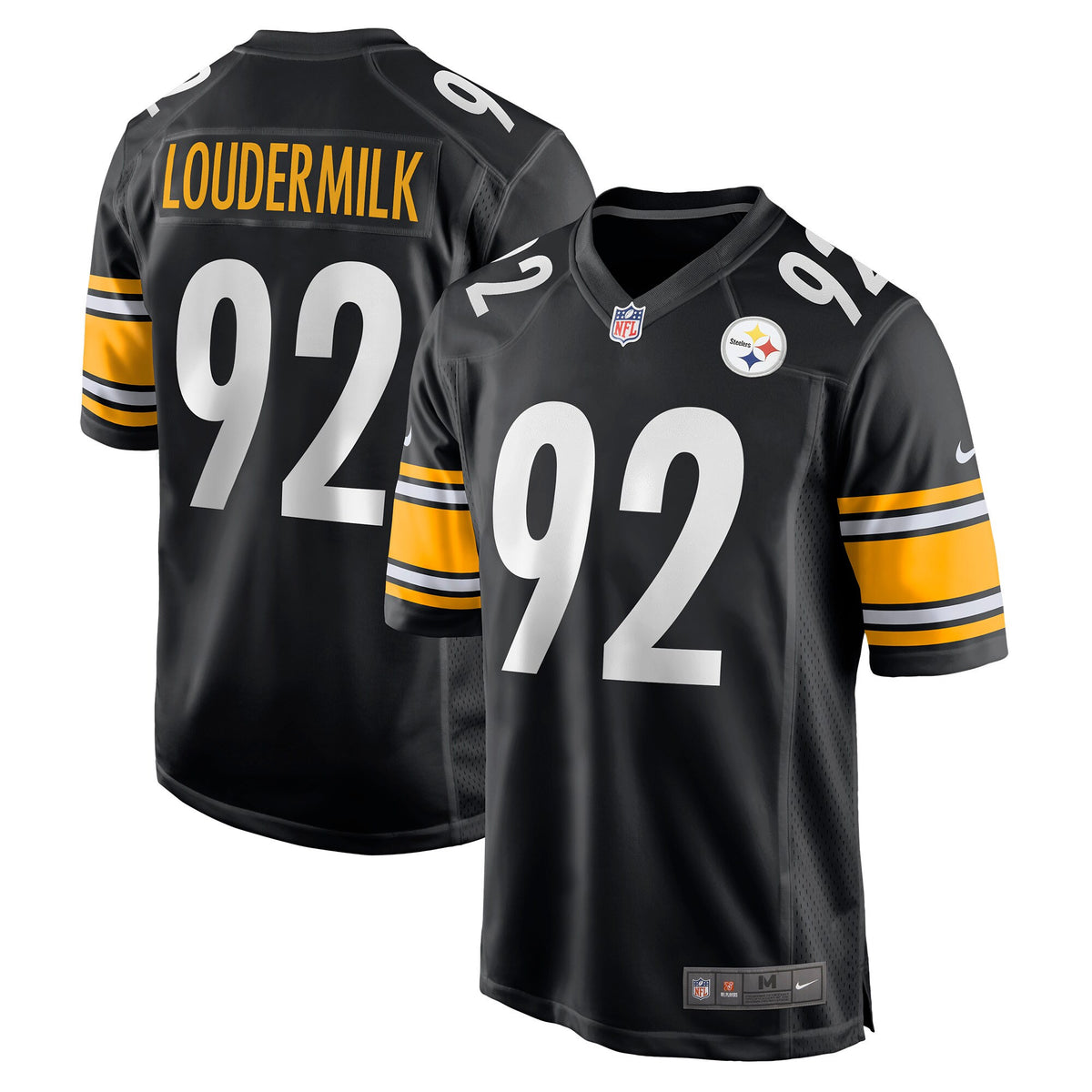 Isaiahh Loudermilk Pittsburgh Steelers black jersey