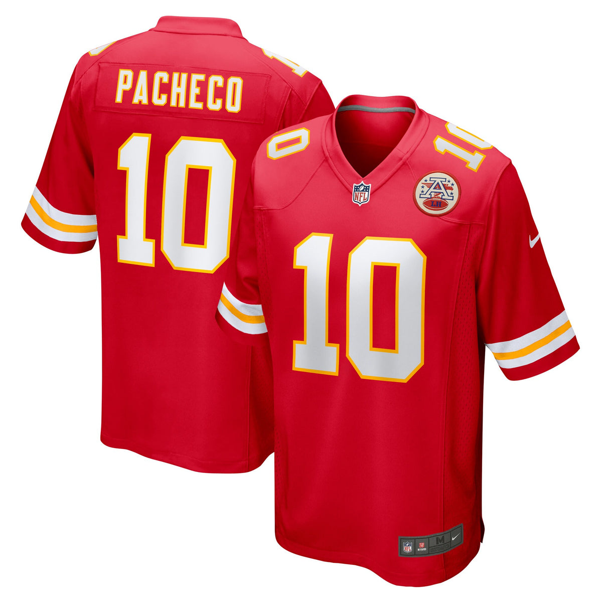 Isiah Pacheco Kansas City Chiefs red Game jersey