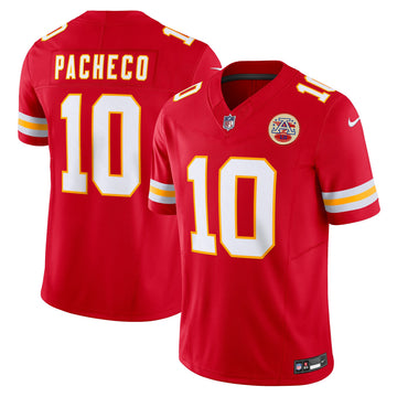Isiah Pacheco Kansas City Chiefs red Vapor jersey
