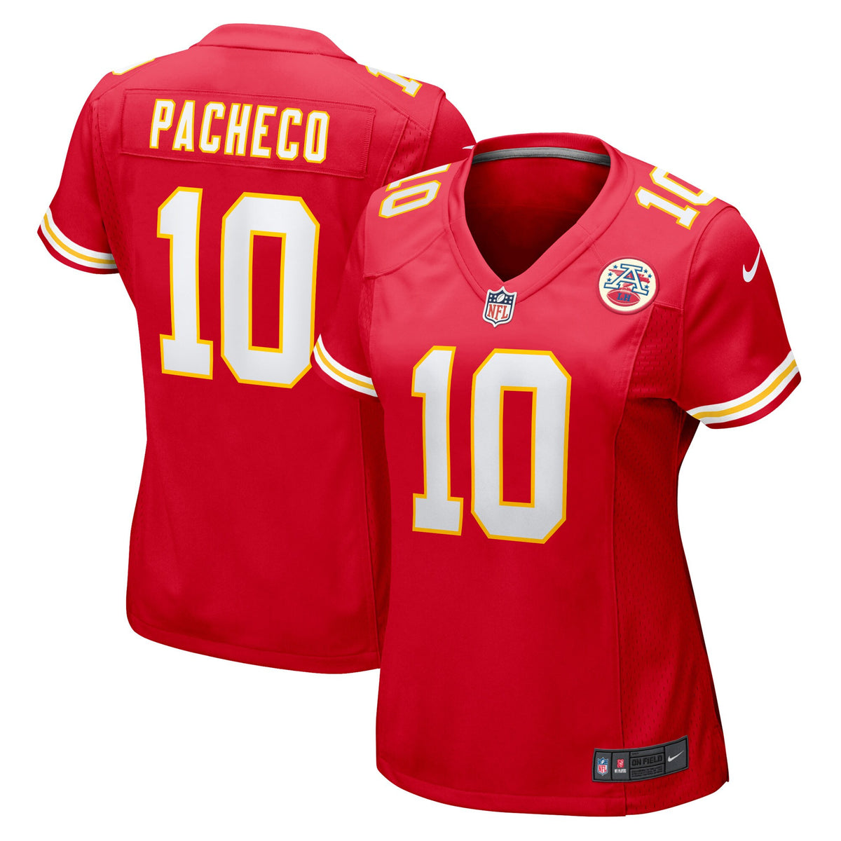 Isiah Pacheco Kansas City Chiefs red Game jersey